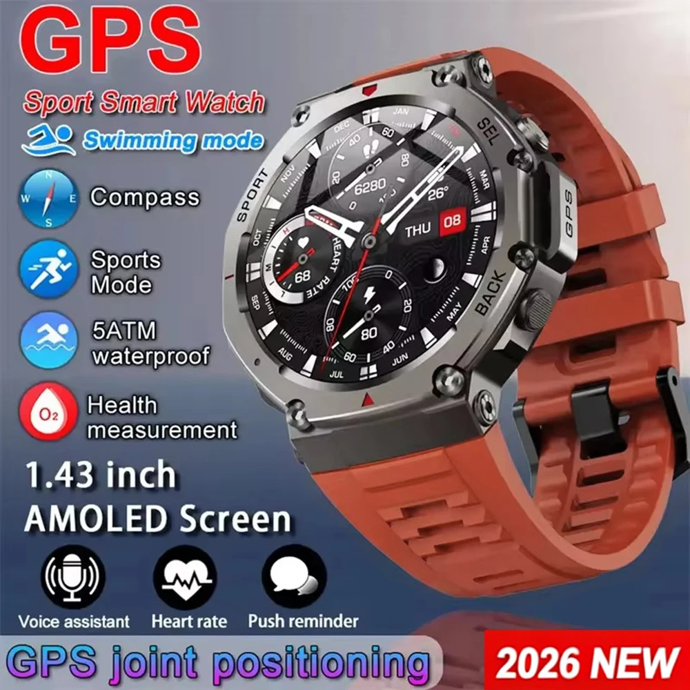 Men's Smart Watch GPS AMOLED T - Japanese Active Lifestyle ulasan dan harga