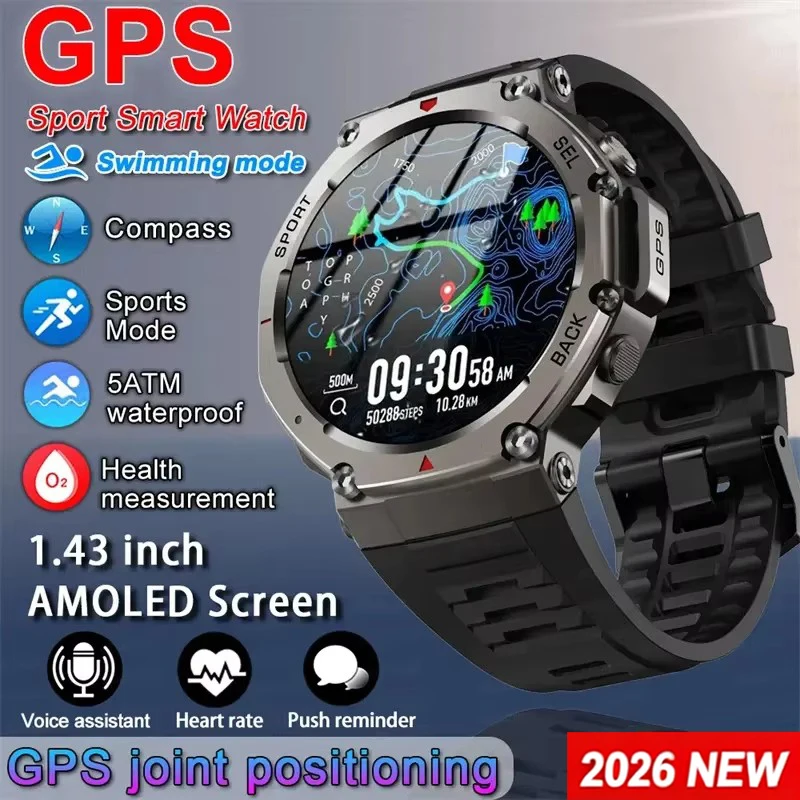 Men's Smart Watch GPS AMOLED T - Japanese Active Lifestyle ulasan dan harga